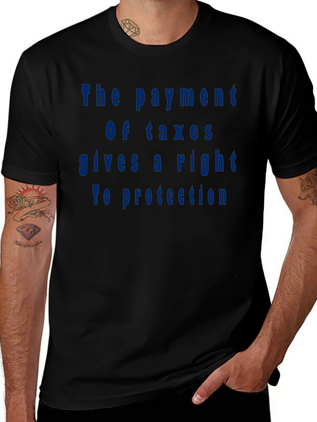Taxation Rights Tee - Classic Fit Cotton T-Shirt