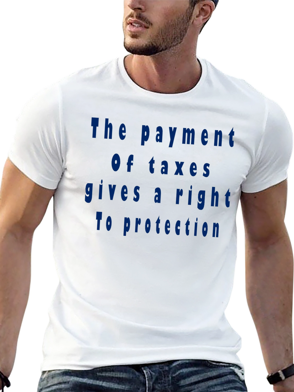 Taxation Rights Tee - Classic Fit Cotton T-Shirt