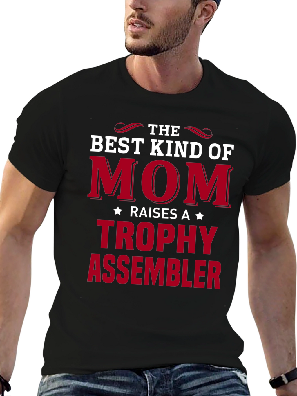 Best Kind of Mom Trophy Assembler T-Shirt