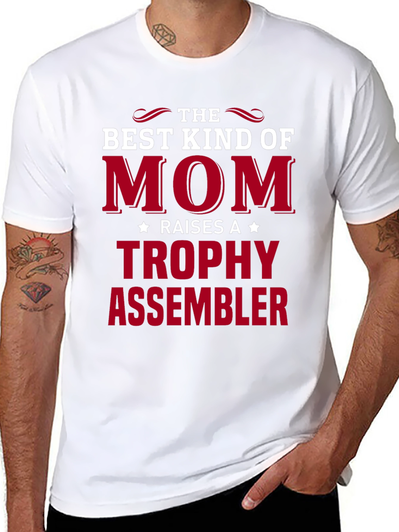 Best Kind of Mom Trophy Assembler T-Shirt