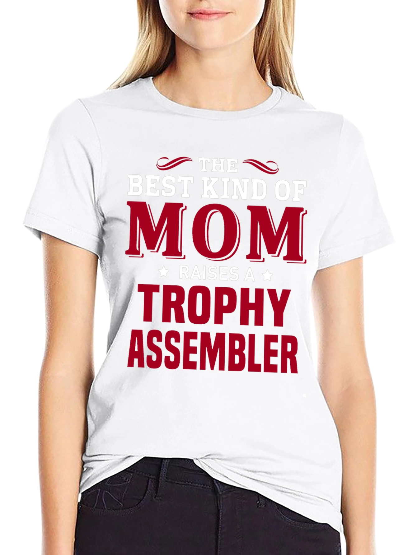 Best Kind of Mom Trophy Assembler T-Shirt