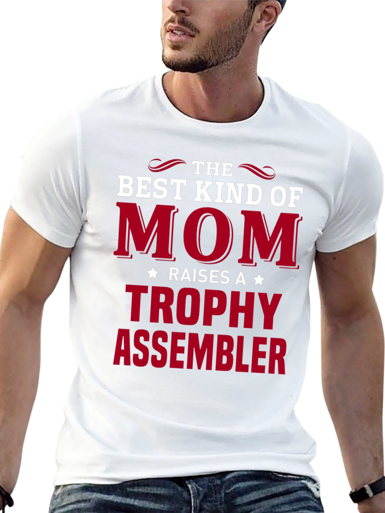 Best Kind of Mom Trophy Assembler T-Shirt