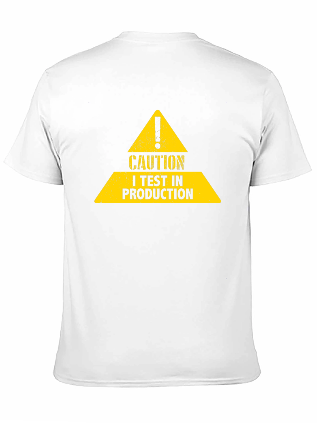 Caution I Test In Production Graphic Tee