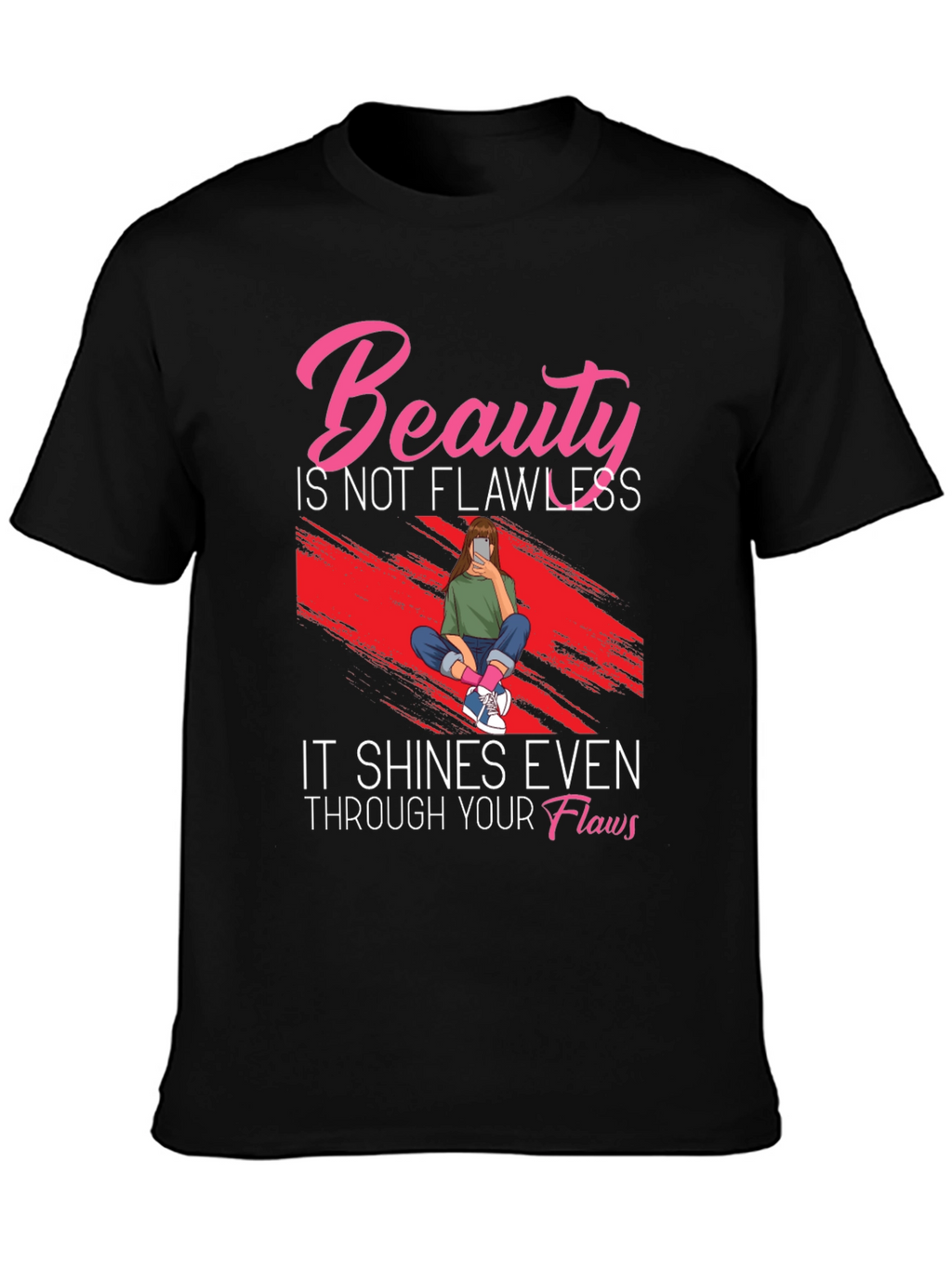 Beauty Through Flaws Graphic T-Shirt