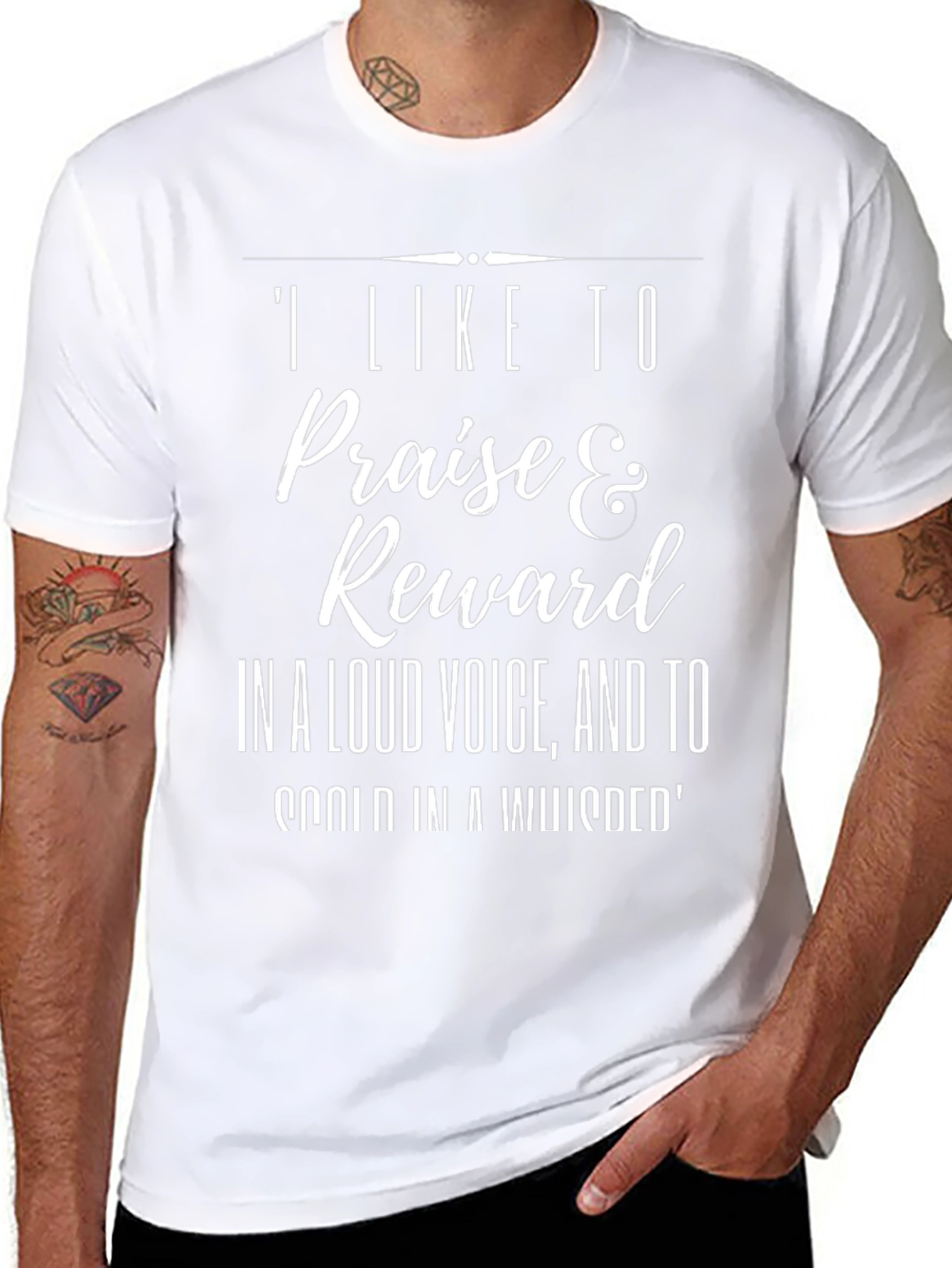 Funny Sarcastic T-Shirt: Praise & Reward
