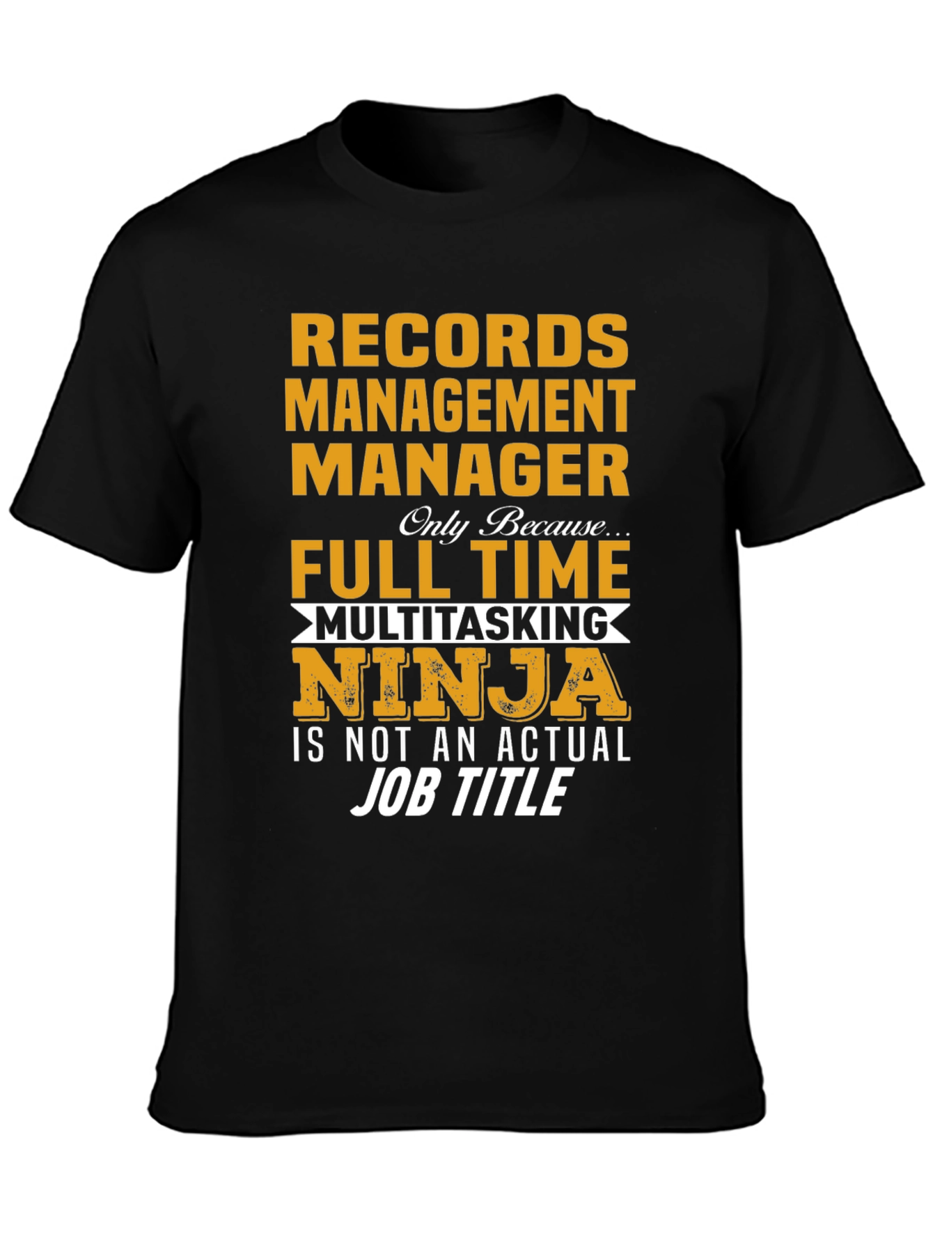 Records Management Ninja T-Shirt