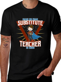 Substitute Teacher Superhero T-Shirt