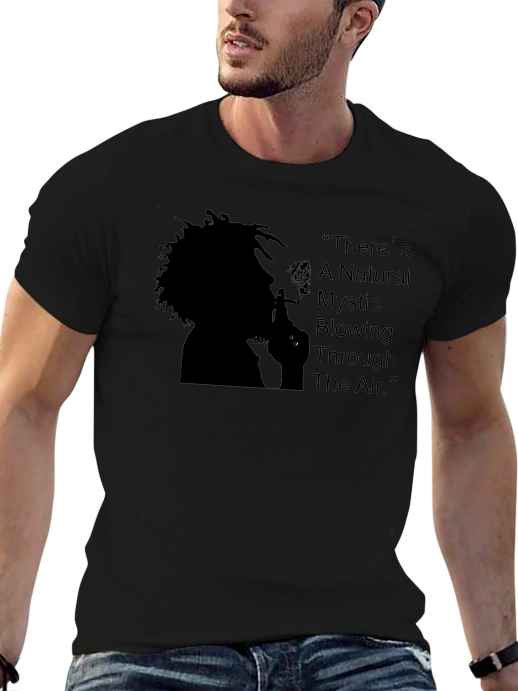 Mystic Air T-Shirt - Mens Black Graphic Tee