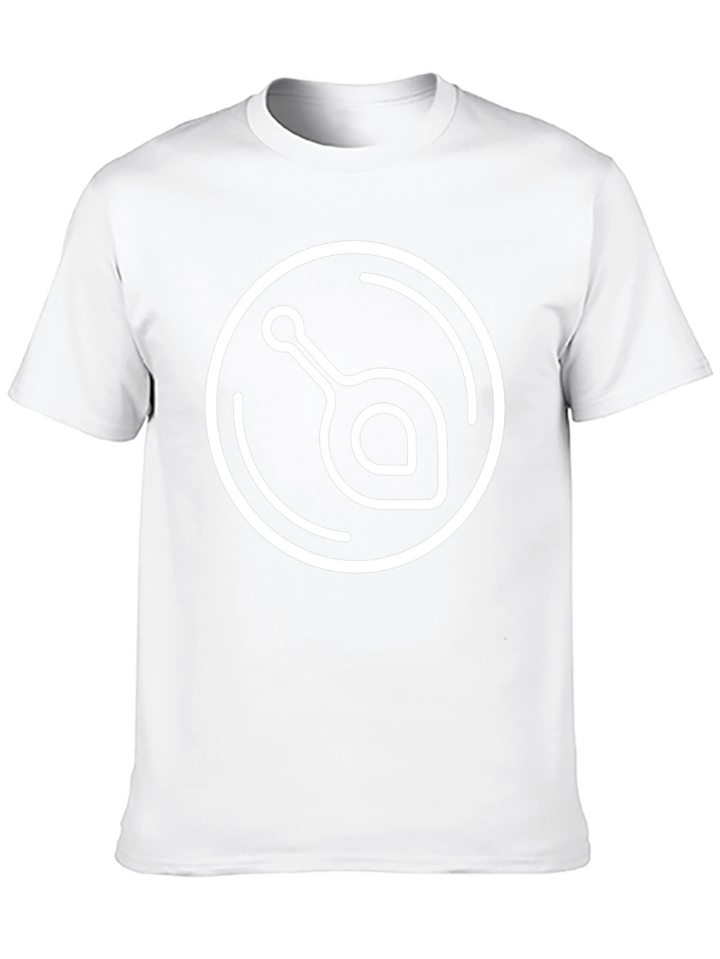 Stylish Black T-Shirt with Unique Graphic Design