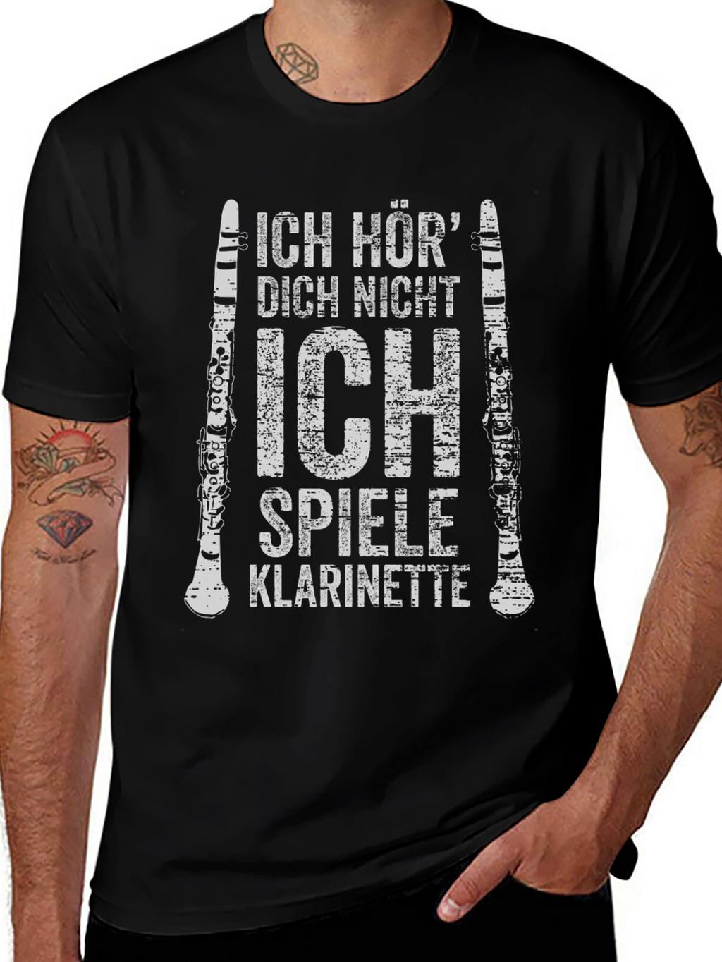 Ich Spiele Klarinette Musician T-Shirt
