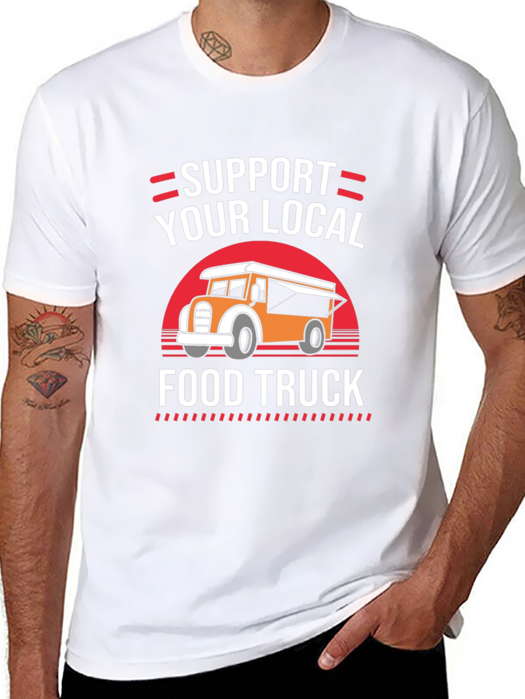 Support Your Local Food Truck Graphic Tee
