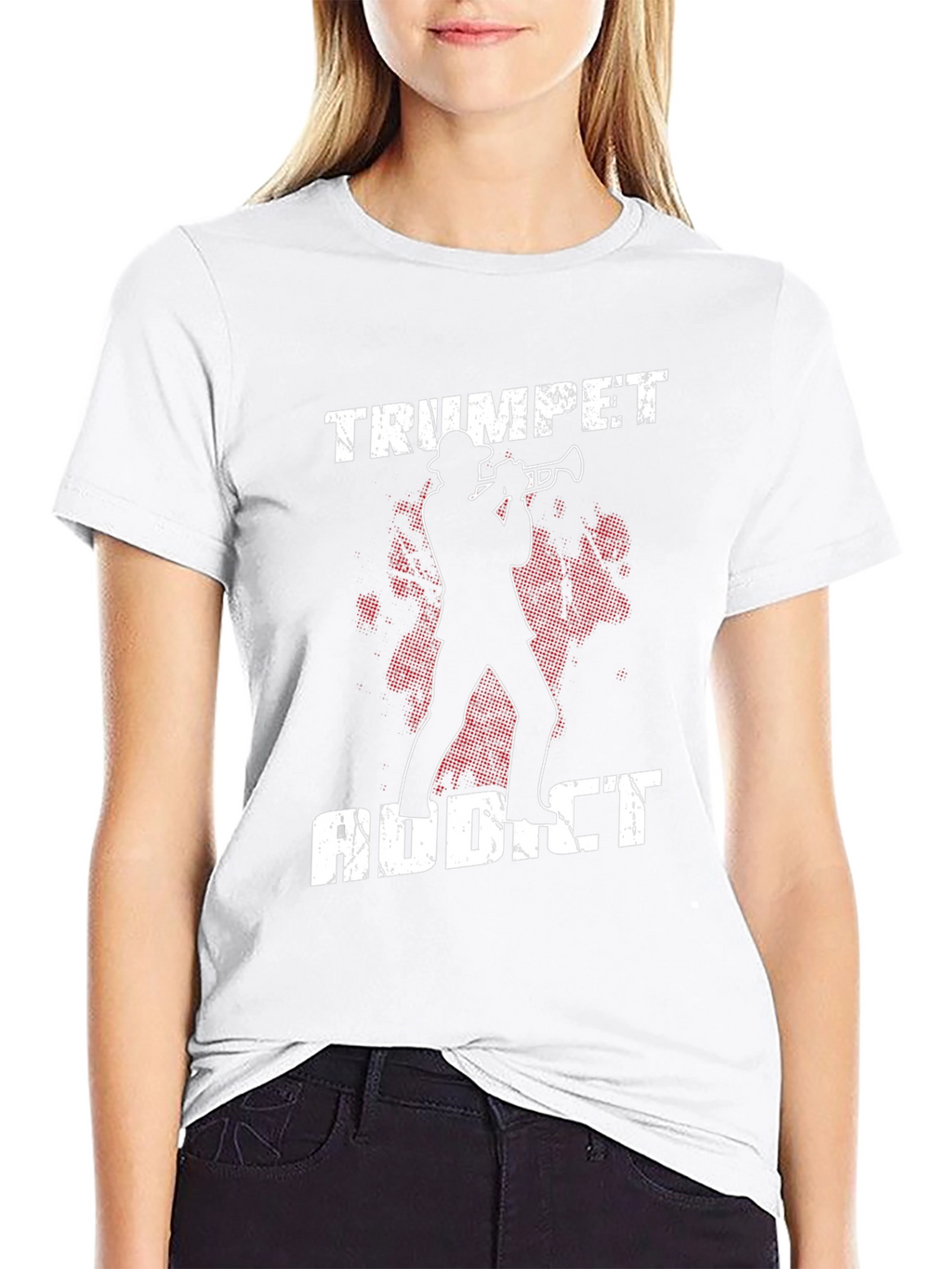 Trumpet Addict Graphic T-Shirt Musician Tee