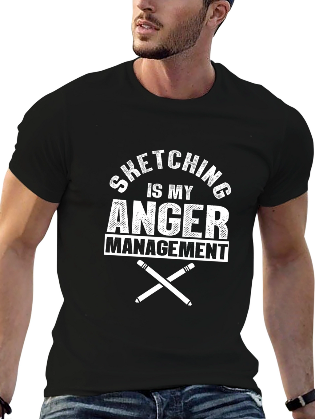 Sketching is My Anger Management T-Shirt