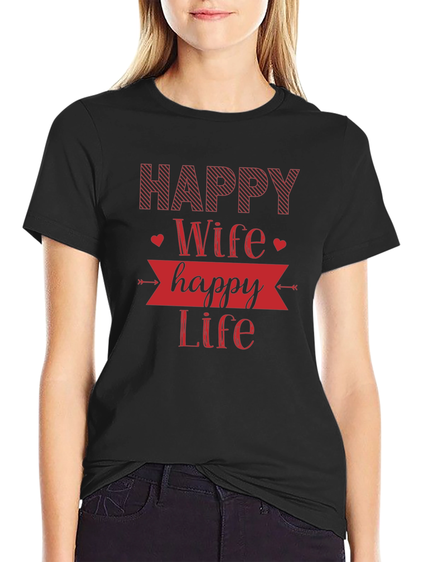 Happy Wife Happy Life Graphic Tee