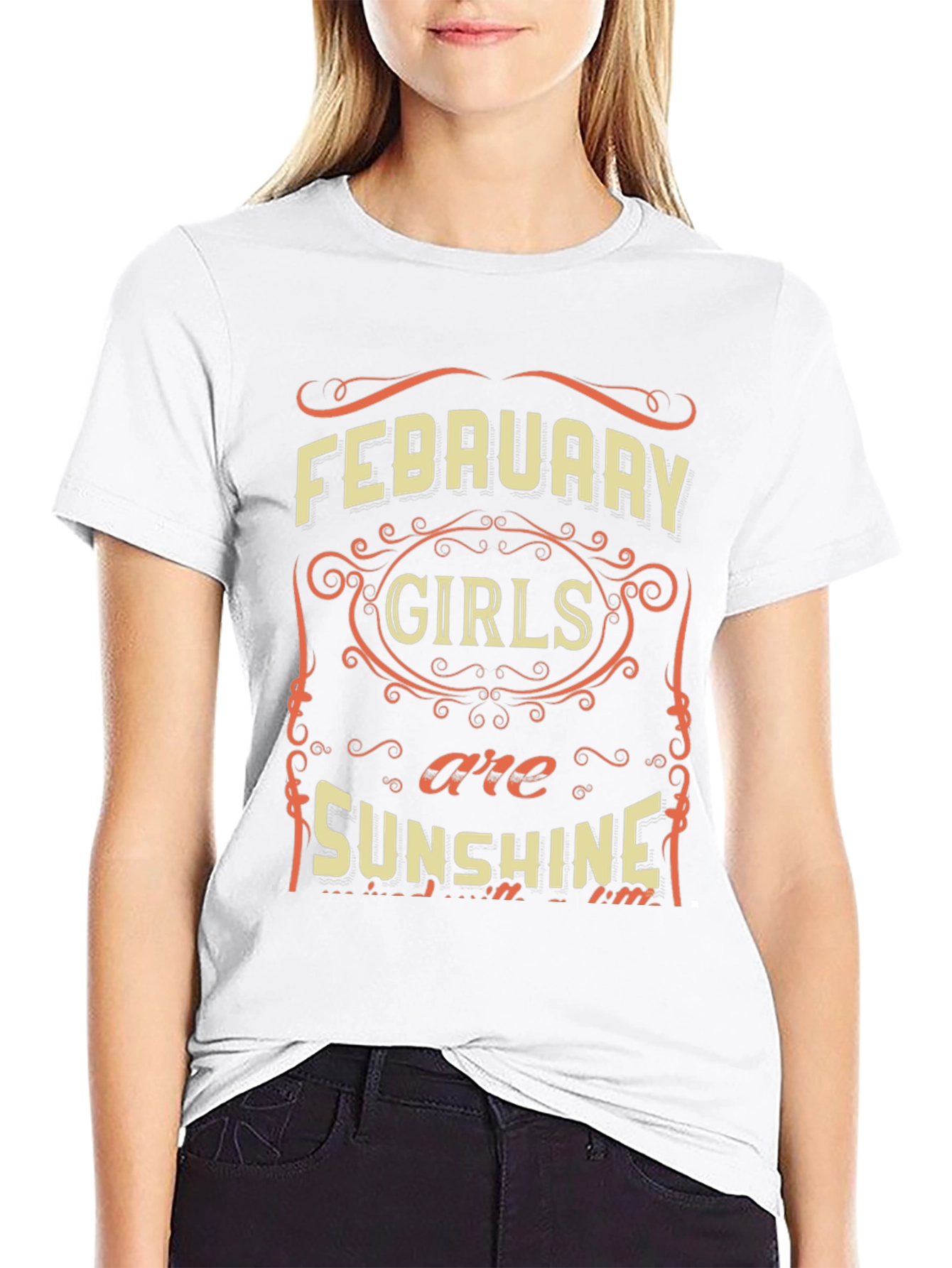 February Girls are Sunshine T-Shirt