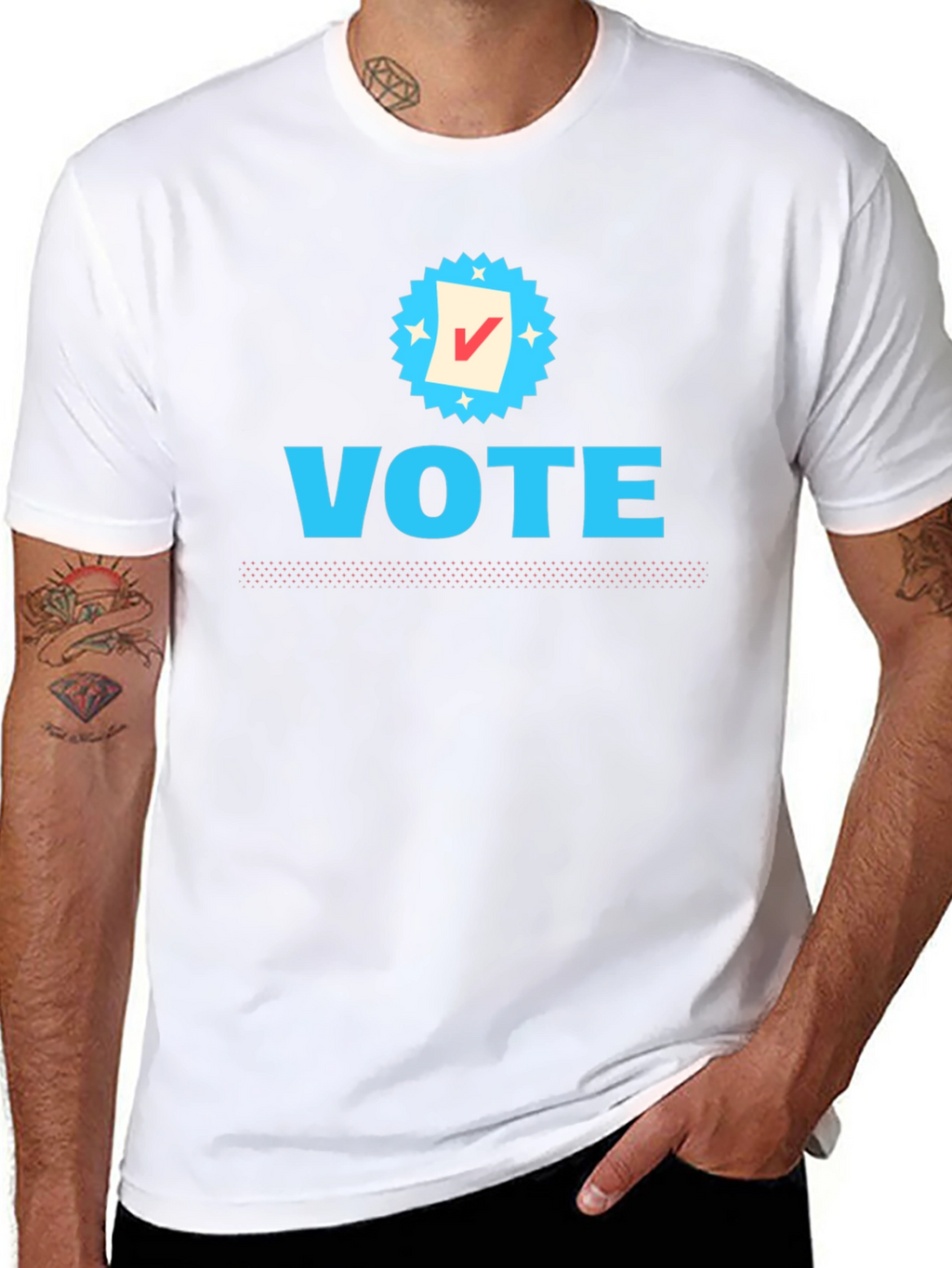 Vote Graphic Tee - Patriotic Election Apparel