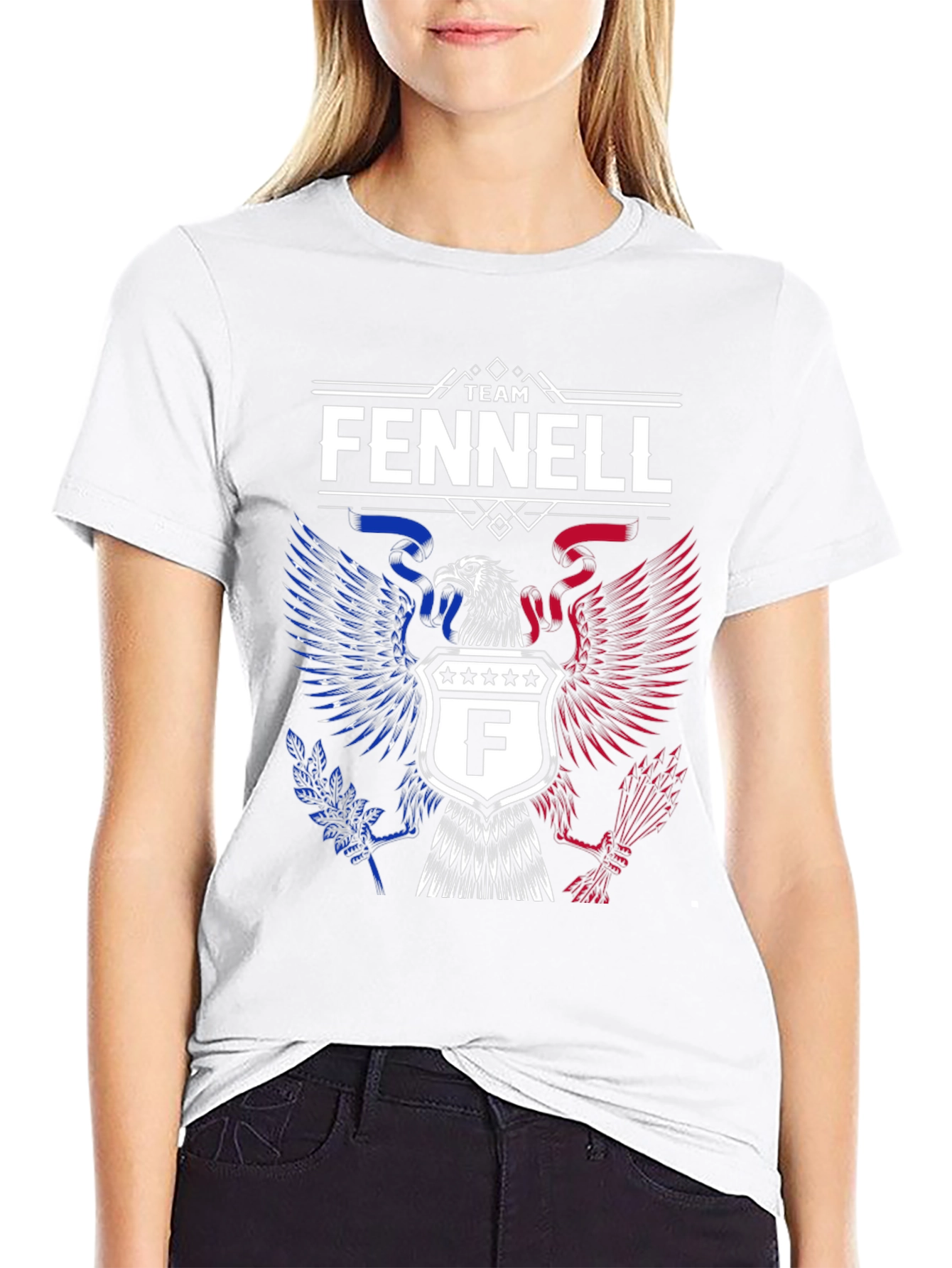 Team Fennell Eagle Crest Graphic T-Shirt