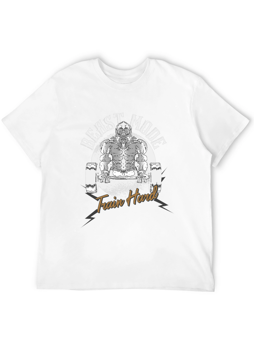Beast Mode Gorilla Graphic T-Shirt