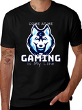Gaming is My Life Wolf T-Shirt