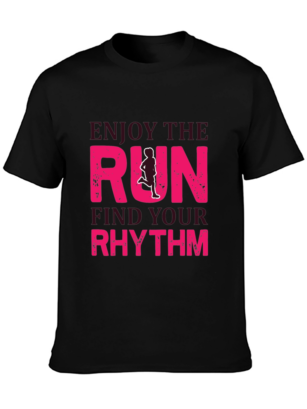 Enjoy the Run Graphic Tee - Find Your Rhythm!