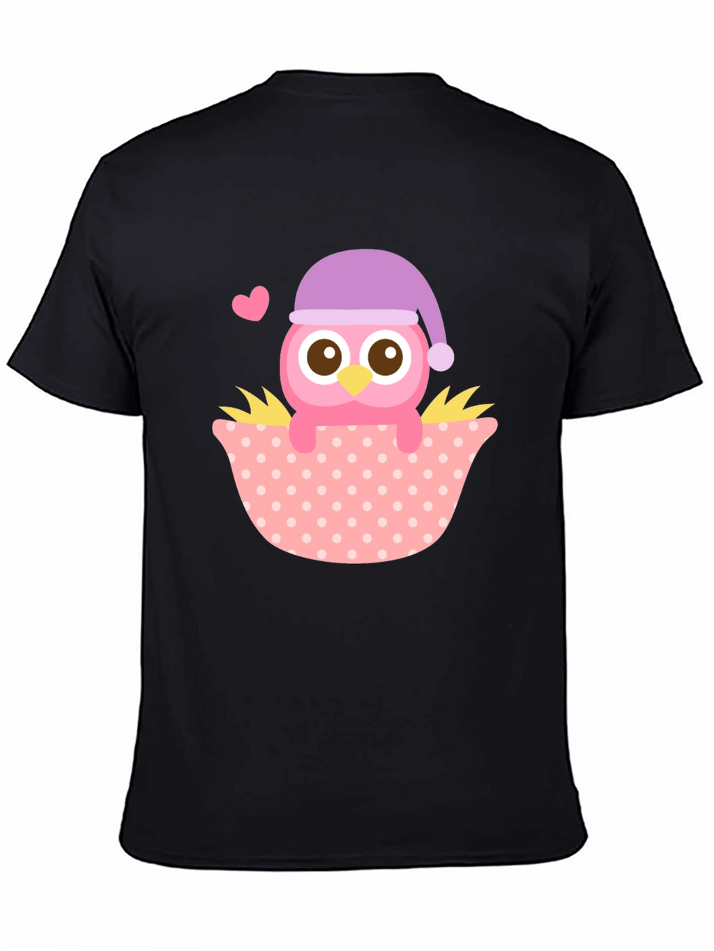 Cute Owl T-Shirt - Whimsical Sleepy Bird Design