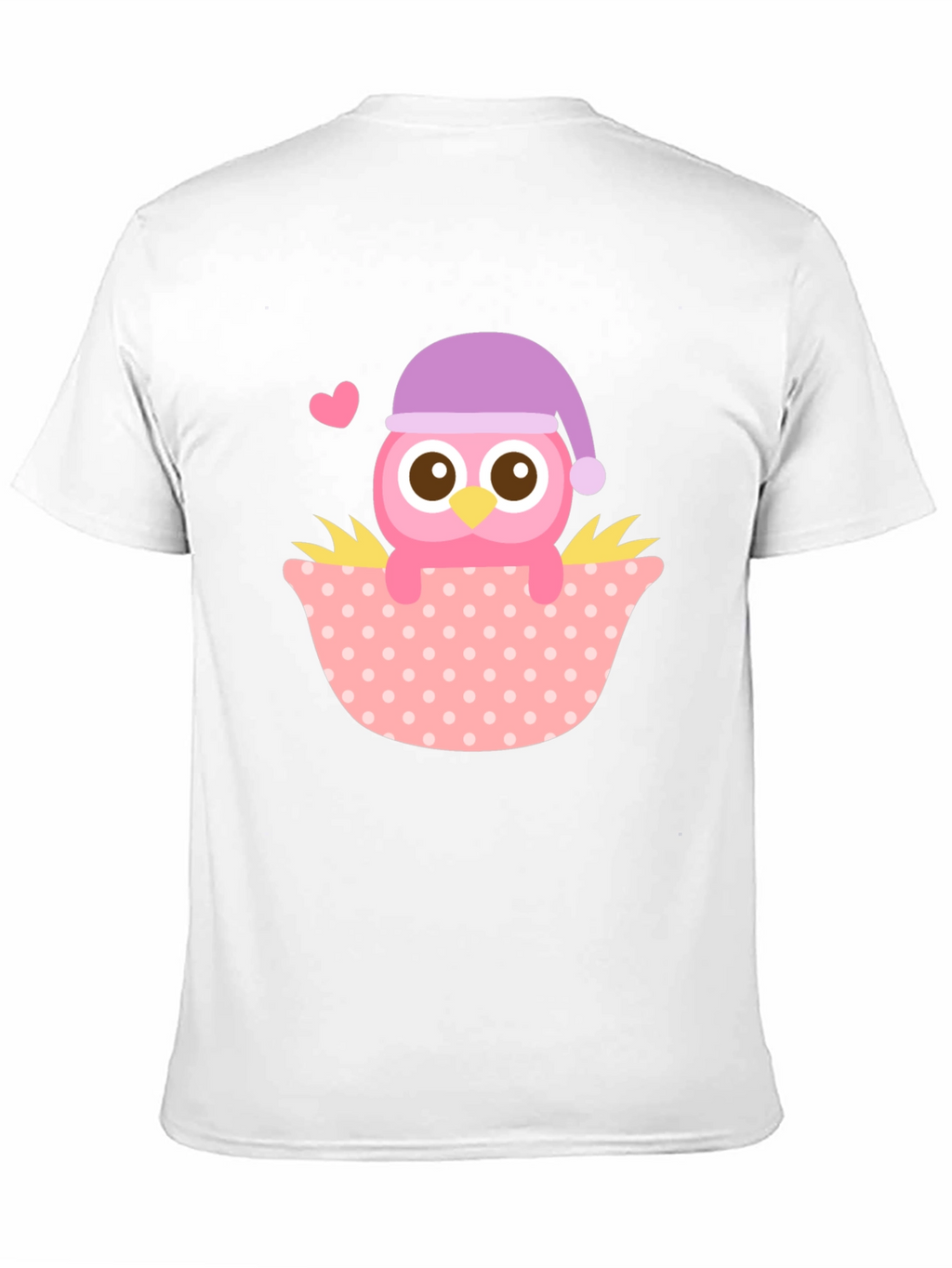 Cute Owl T-Shirt - Whimsical Sleepy Bird Design