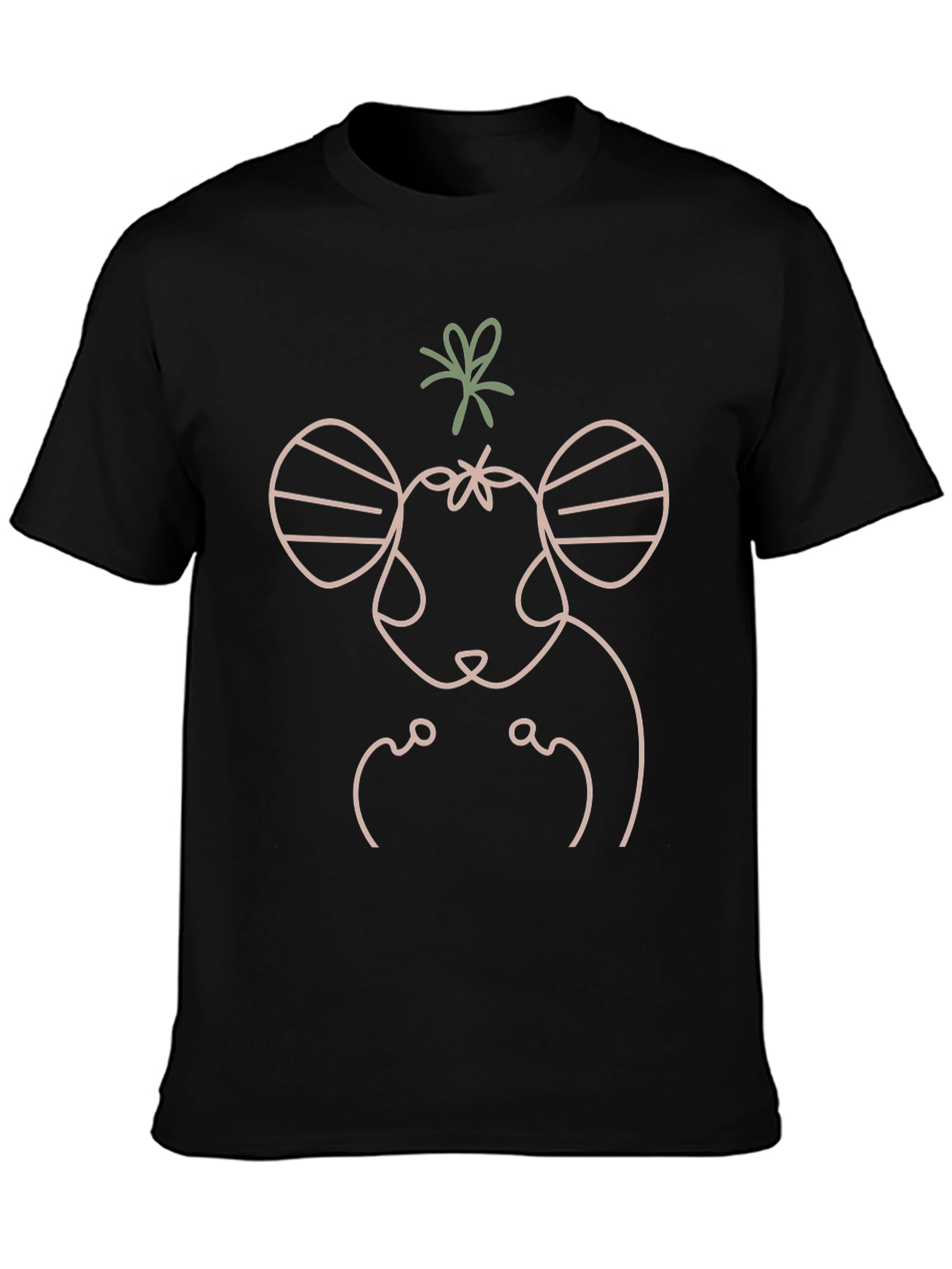 Minimalist Rat Graphic T-Shirt