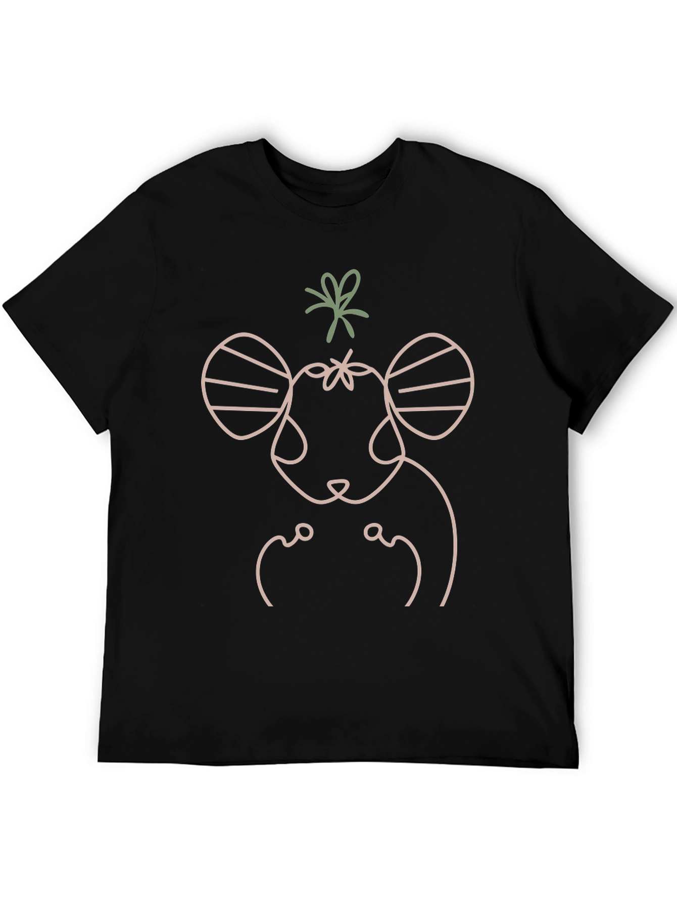 Minimalist Rat Graphic T-Shirt