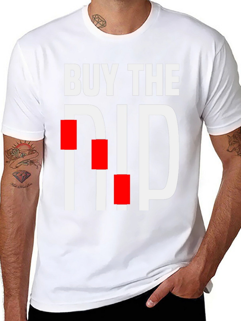 Buy The Dip Black Graphic T-Shirt
