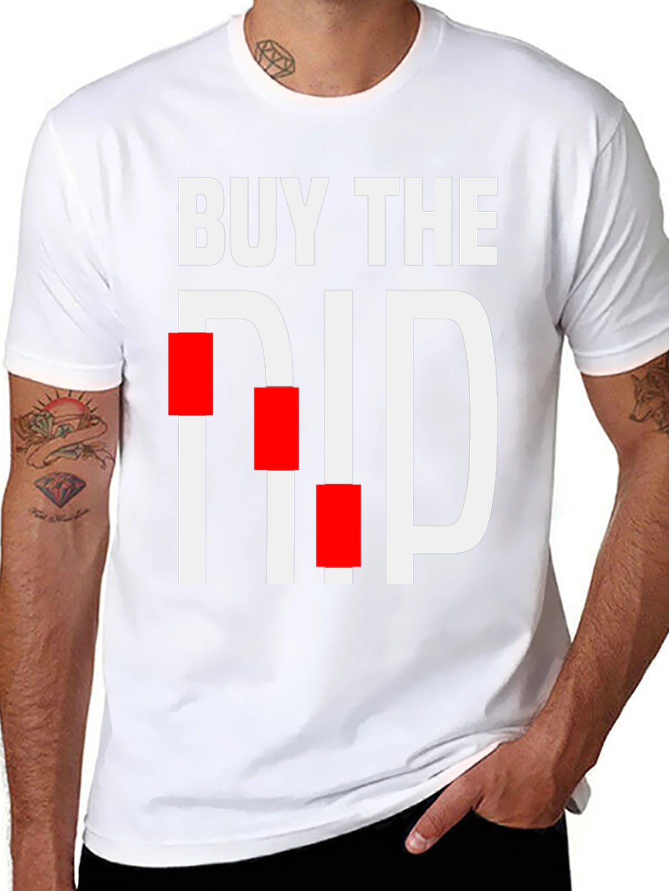 Buy The Dip Black Graphic T-Shirt