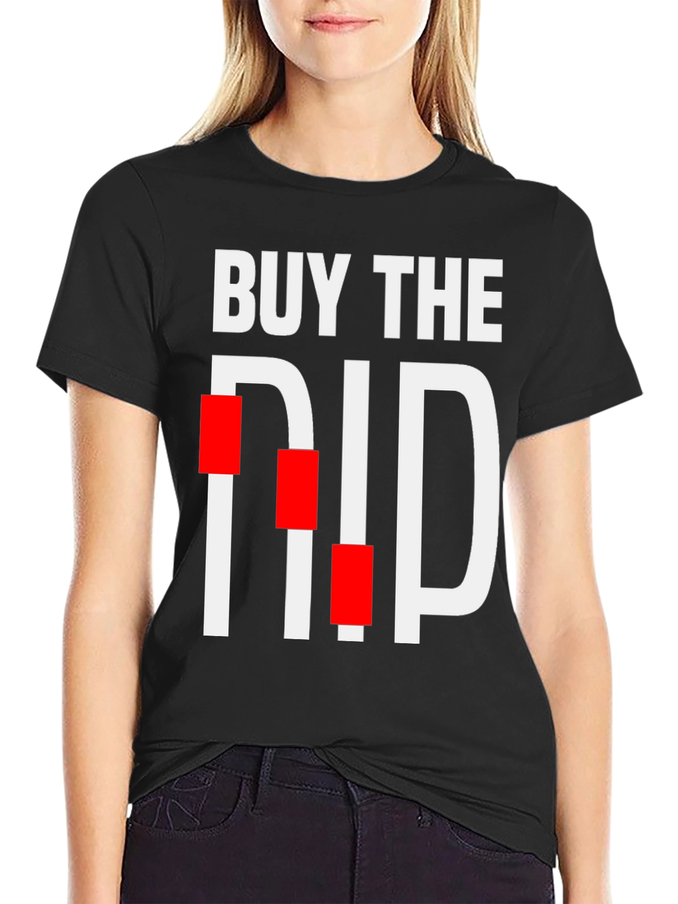 Buy The Dip Black Graphic T-Shirt
