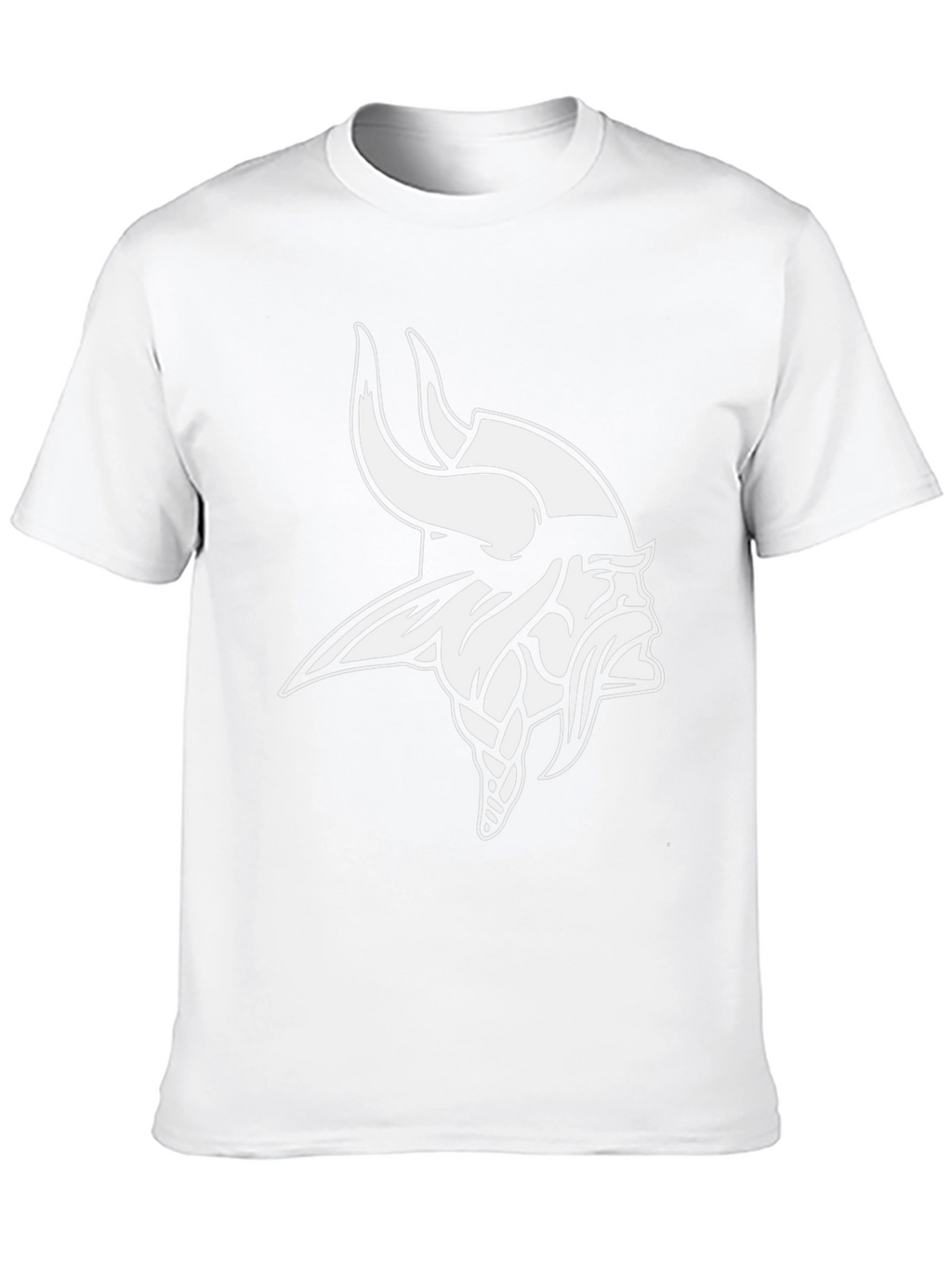 Vikings Fan T-Shirt - Black Crew Neck