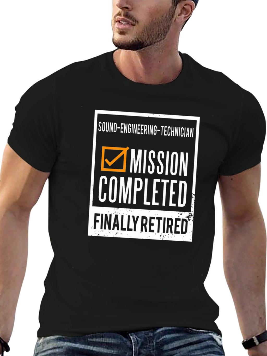 Sound Engineer Retired Mission Completed T-Shirt