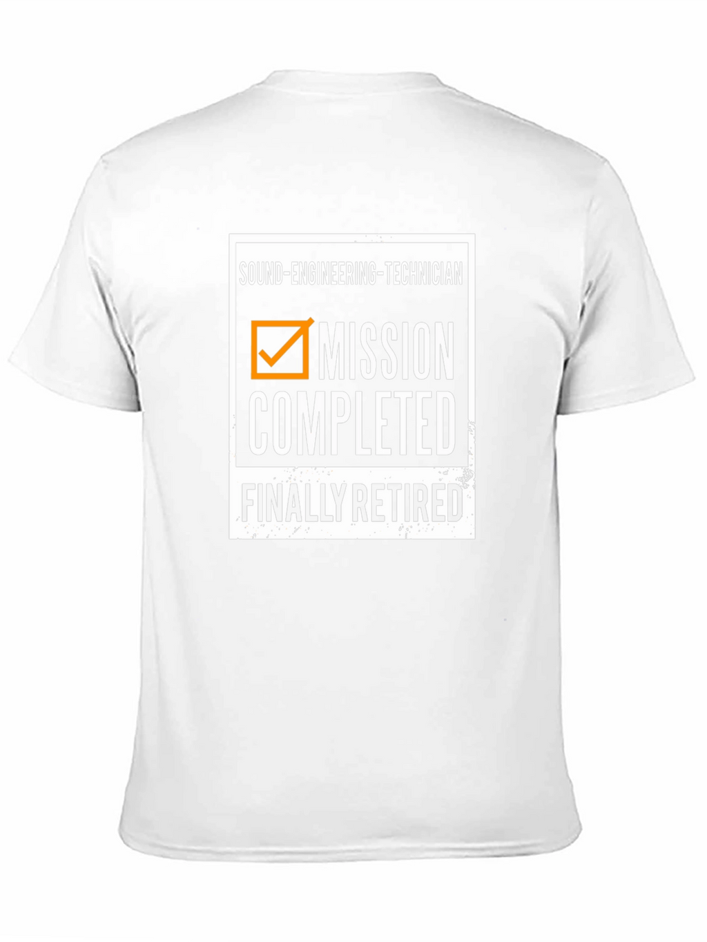 Sound Engineer Retired Mission Completed T-Shirt