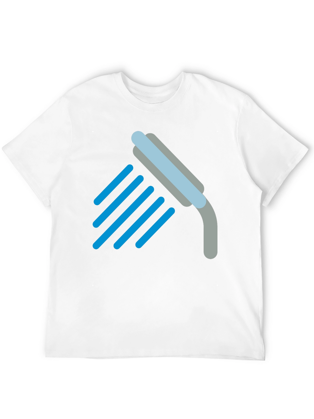 Shower Icon Black T-Shirt - Clean Comfort
