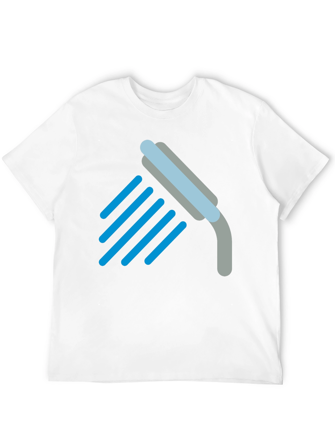 Shower Icon Black T-Shirt - Clean Comfort