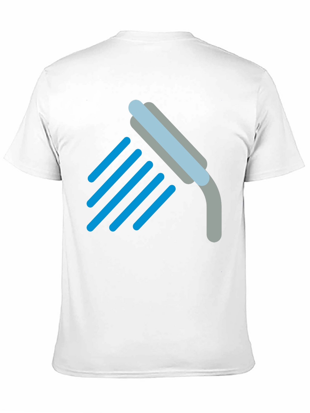 Shower Icon Black T-Shirt - Clean Comfort