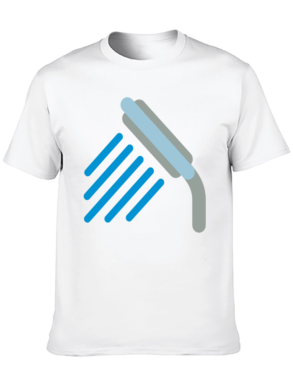 Shower Icon Black T-Shirt - Clean Comfort