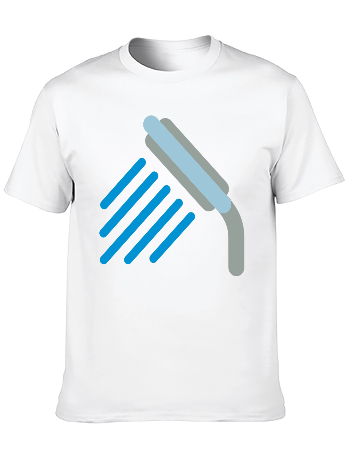 Shower Icon Black T-Shirt - Clean Comfort