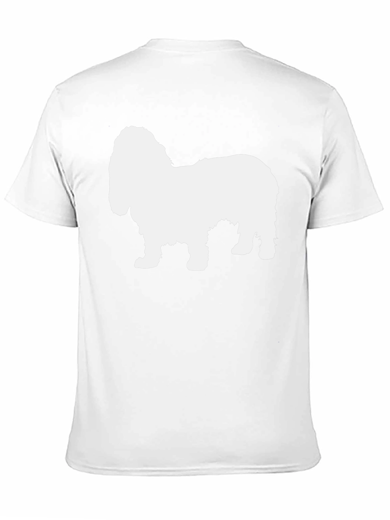 Dog Silhouette Black T-Shirt