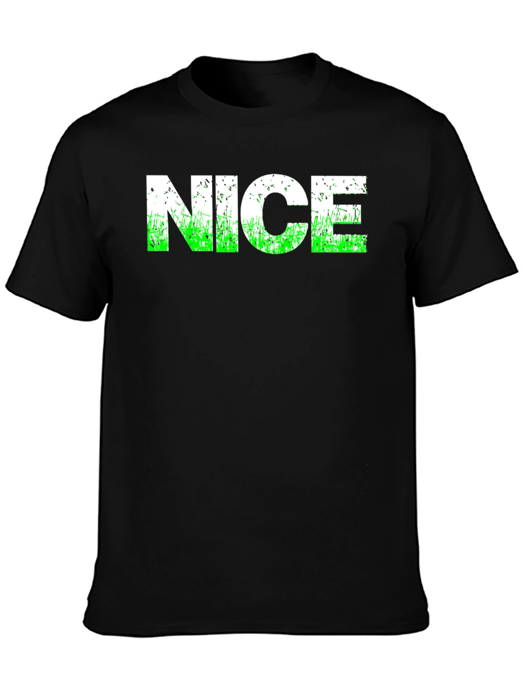 NICE Graphic Tee - Black Cotton T-Shirt