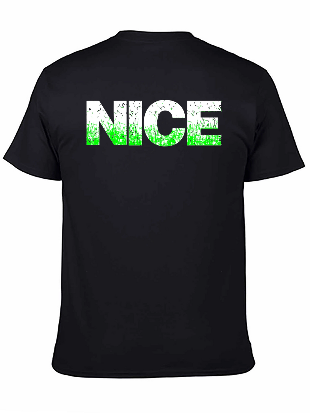 NICE Graphic Tee - Black Cotton T-Shirt