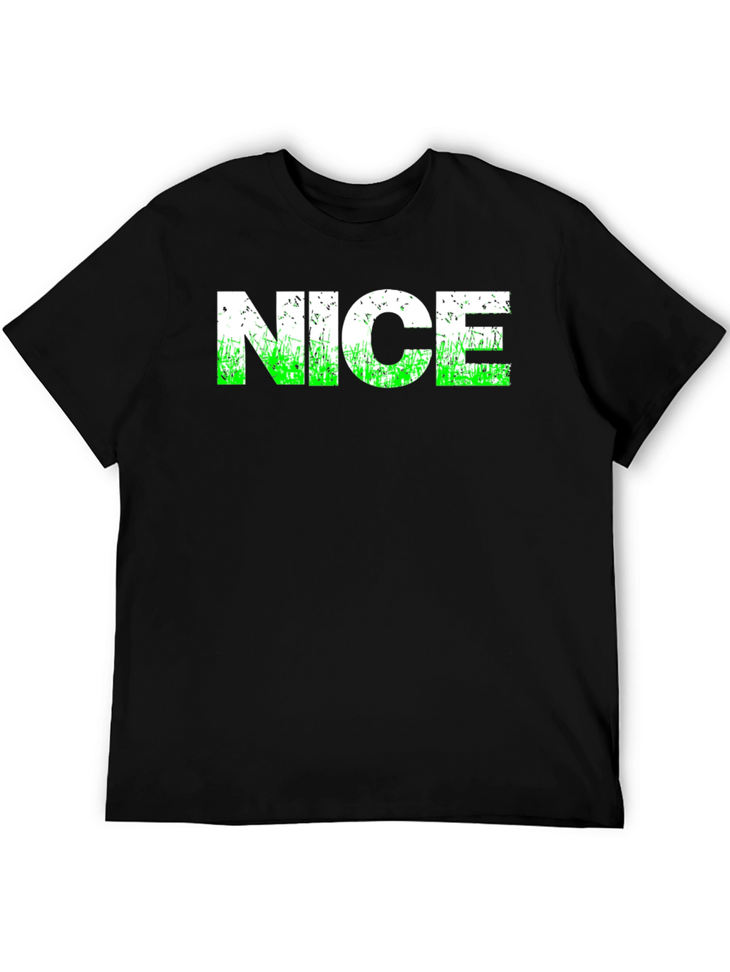 NICE Graphic Tee - Black Cotton T-Shirt