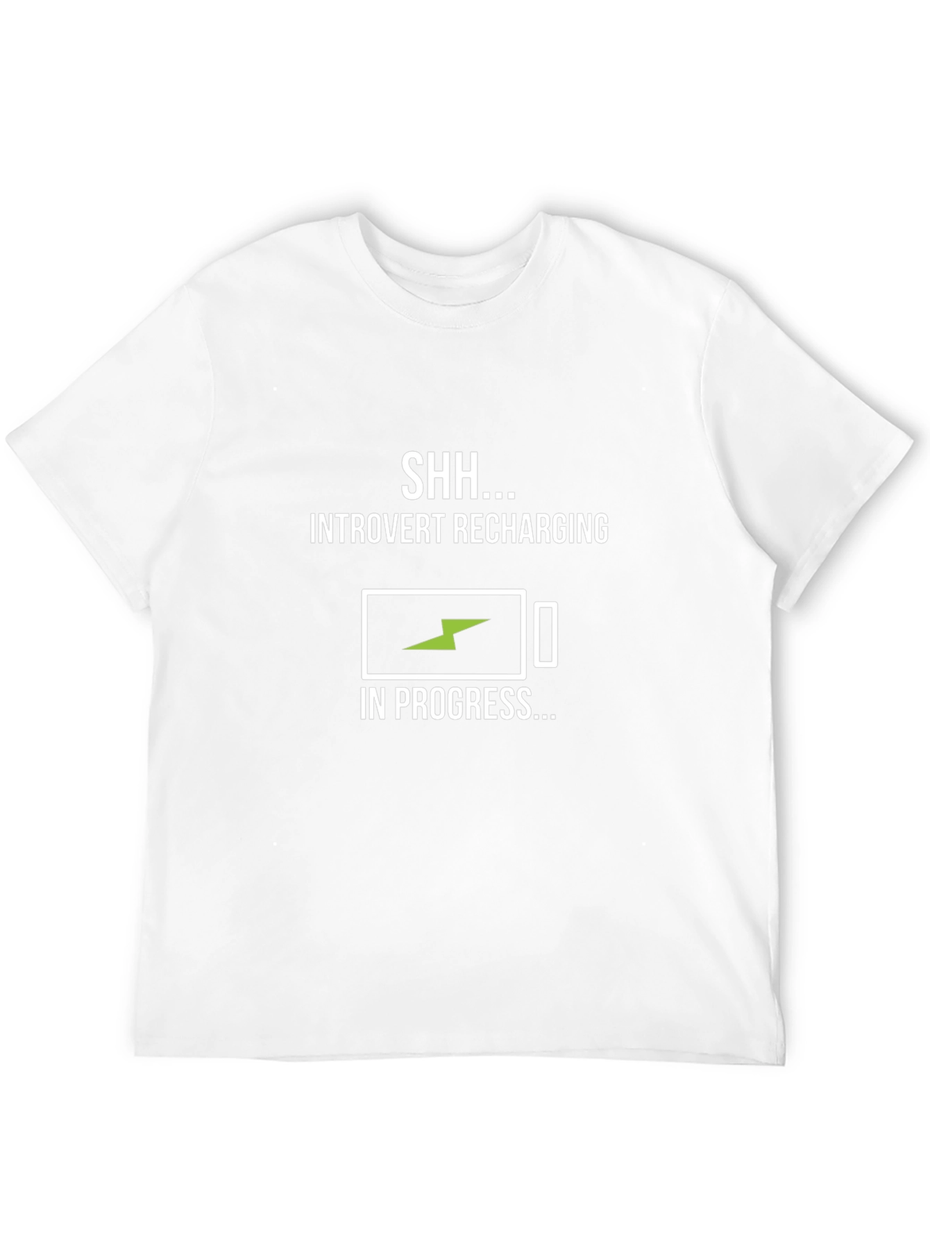 Introvert Recharging Funny Graphic T-Shirt