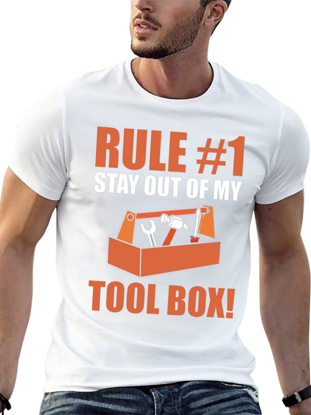 Rule #1 Stay Out of My Toolbox Graphic T-Shirt