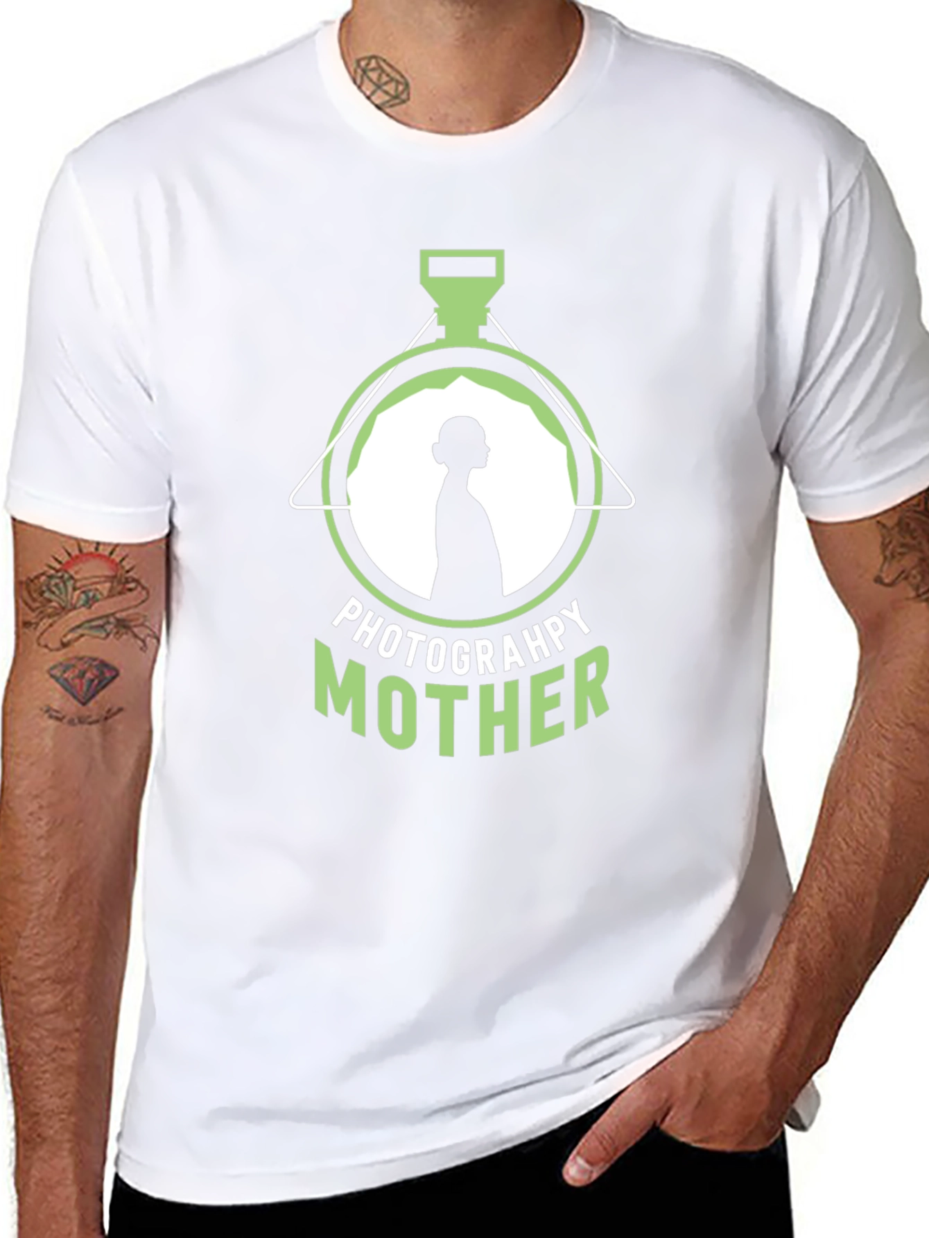 Photography Mother T-Shirt - Black