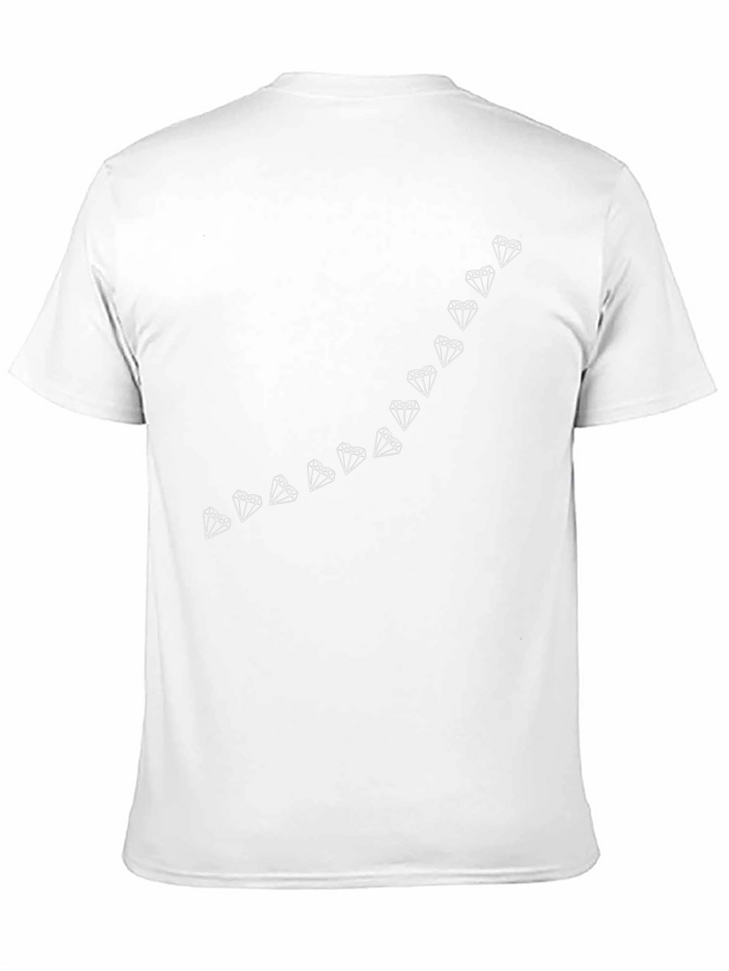 Diamond Line Graphic Tee - Modern Style