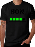 Son Loading Bar T-Shirt - Gamer Dad Tee
