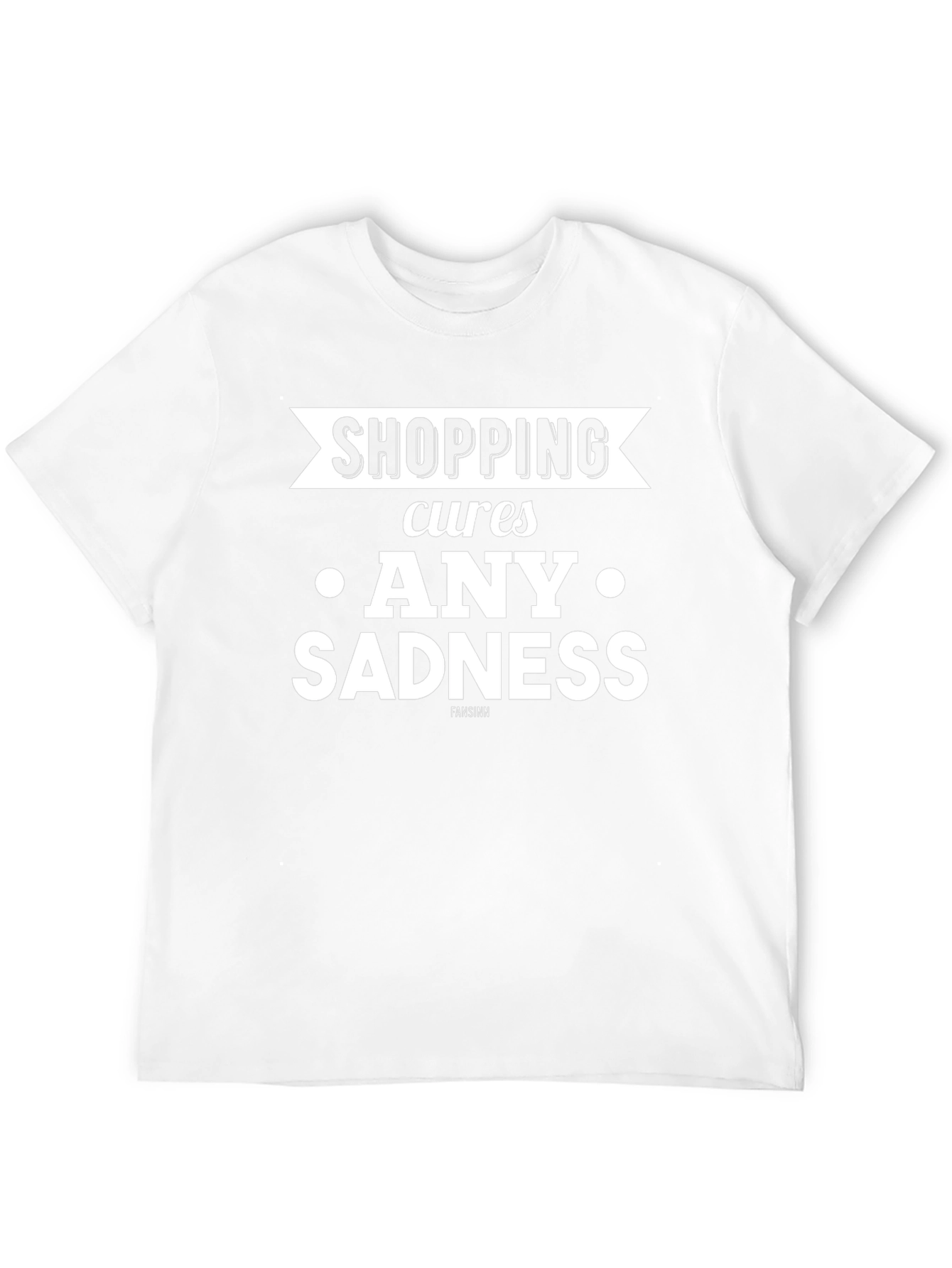 Shopping Cures Sadness Graphic T-Shirt