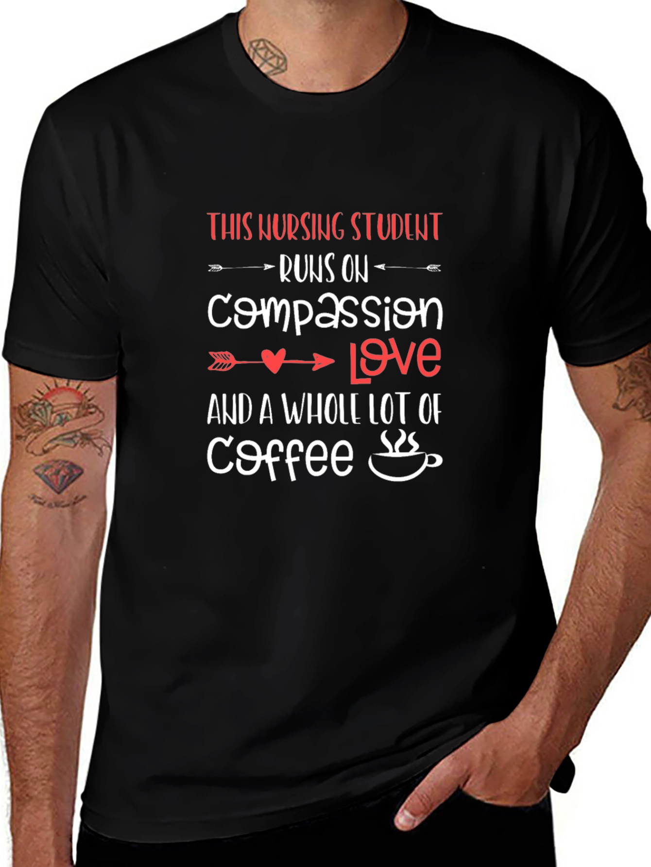 Nursing Student Coffee Lover T-Shirt